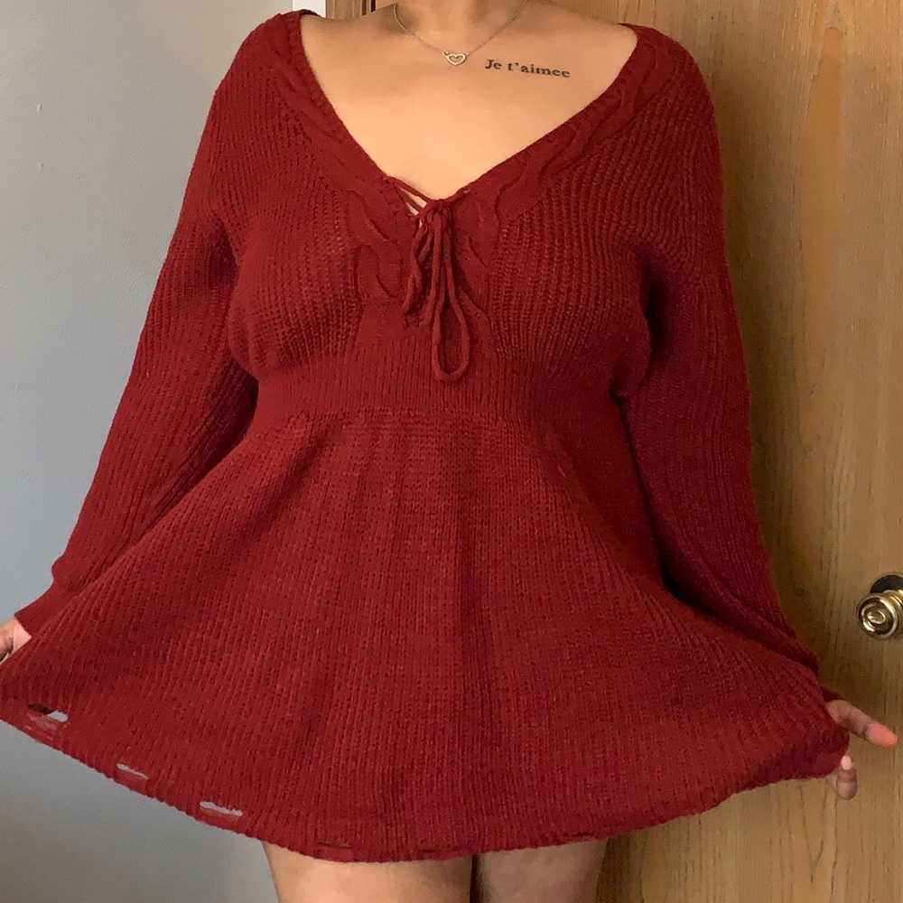Sweater dress